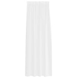 Voile Curtain with Curtains 2 pcs White 245 x 140 cm Polyester 4108010
