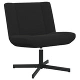 Swivel Chair Black 63 x 75 x 76 cm Sheepskin 42007338