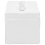 Jewellery Box 3-Layer with Mirror Lockable White 26x18x17.5 cm 4103558