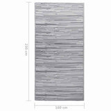 310438 Outdoor Carpet ARAKIL Grey 160x230 cm PP