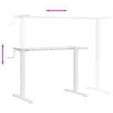 Standing Desk Frame White cm Steel 4005340