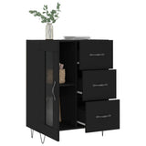 Sideboard Black 69.5x34x90 cm Engineered Wood 828037