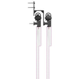 Sliding Door Hardware Kit 400 cm Steel Black 3295750