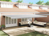 Manual Retractable Awning Anthracite&White 600x300 cm 3216032
