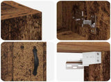 Wall-Mounted Cabinet Old Wood 60 x 31 x 70 cm Engineered Wood 879537