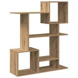 Room Divider Bookcase Artisan Oak 92x29x112 cm Engineered Wood 858128