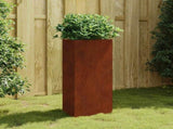 Garden Planter 40x34.5x75 cm Corten Steel 824546