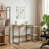 Desk with Storage Sonoma Oak 100 x 50 x 75 cm 8007991