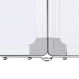 Magnetic Whiteboard Foldable 100x80x1.7 cm Aluminium 4005353