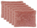 Cushion Cover 6 pcs HEERLEN Pink 80 x 80 cm PV Fleece 913730