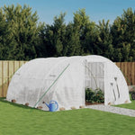 Greenhouse with Steel Frame White 16 m² 4x4x2 m 3188072