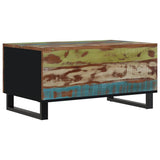 Coffee Table 80x50x40 cm Solid Wood Reclaimed&Engineered Wood 350634