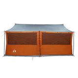 Family Tent with Roof Grey and Orange 450 x 400 x 265 cm 42028601