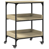 Kitchen Trolley Sonoma Oak 60x41x80.5 cm Engineered Wood 842402