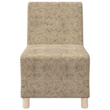 Modular Sofa Unit Armless Light Grey 55 x 74 x 82 cm 4108509