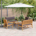 Garden Sofa Set 5 pcs Brown 75 x 45 x 38cm Solid Acacia wood 3331814