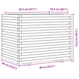 Garden Planter 90x60x72.5 cm Solid Wood Douglas 3282607