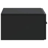 Wall-Mounted Bedside Cabinet 2 pcs Black 49 x 34.5 x 20 cm 898958