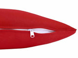 Cushion with Pillow HEERLEN 12 pcs Red Fabric 926922