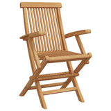 Garden Dining Set 3 pcs Brown Solid teak wood 3385965