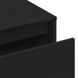Hall Bench Black Oak 80 x 40 x 45 cm Engineered Wood 862701
