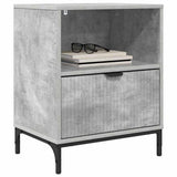 Bedside Cabinet with Drawer 2 pcs Concrete grey 49 x 36 x 61 cm 883481