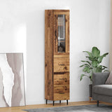 Highboard Old Wood 34.5 x 34 x 180 cm Engineered Wood 3415788