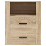 ZNTS Bedside Cabinet Sonoma Oak 50x36x60 cm Engineered Wood 816731