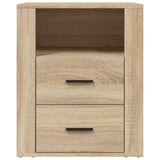 ZNTS Bedside Cabinet Sonoma Oak 50x36x60 cm Engineered Wood 816731