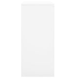 Office Cabinet with Sliding Door White 90x40x90 cm Steel 335950