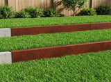 Garden Cover Profile 10 pcs 100 x 5 x 15 cm Weathering Steel 8012947