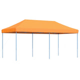 ZNTS Foldable Party Tent Pop-Up Orange 580x292x315 cm 4004937