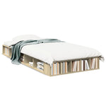 Bed Frame without Mattress Sonoma Oak 90x190 cm Single 3280526
