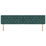 Headboard with Headboard Dark Green 200 cm Faux Leather 42007108
