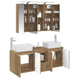 Bathroom Cabinet Set 4 pcs Artisan Oak Engineered Wood 3406422