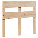 ZNTS Bed Frame without Mattress 90x200 cm Solid Wood Pine 850794