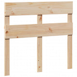 ZNTS Bed Frame without Mattress 90x200 cm Solid Wood Pine 850794