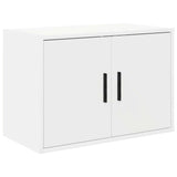 ZNTS Garage Cabinets 2 pcs White Engineered Wood 3328305