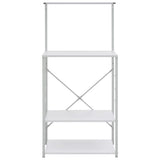 Microwave Cabinet White 60x39.6x123 cm Engineered Wood 288240