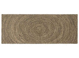Area Rugs Natural and Black 100 x 200 cm Jute 42010623
