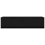 TV Cabinet Black oak 100 x 31 x 25.5 cm Engineered wood 861527