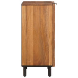 Sideboard Acacia Brown Finish 40 x 33 x 75 cm Solid Mango Wood 4017924