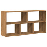 ZNTS Wall Shelf Artisian Oak 100x25x50 cm Engineered Wood 853280