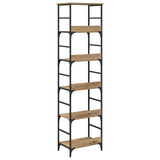 Bookshelf 5-Tier 50x33x188.5cm Engineered Wood Artisan Oak 882758