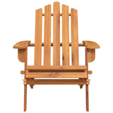 Garden Chair Natural wood Solid Acacia wood Standard Foldable 316830