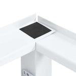 Washing Machine Pedestal with Pull-out Shelf White 4009873