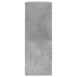 Shoe Cabinet Concrete Grey 80x21x57 cm Engineered Wood 839913