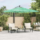 Garden Parasol with Steel Pole Green 269x269x235 cm 4005080