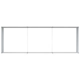Garden Raised Bed 290 x 100 x 68 cm Galvanised Steel 42017368