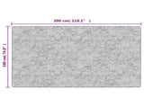 Rug Washable Black and Gold 190x300 cm 136619